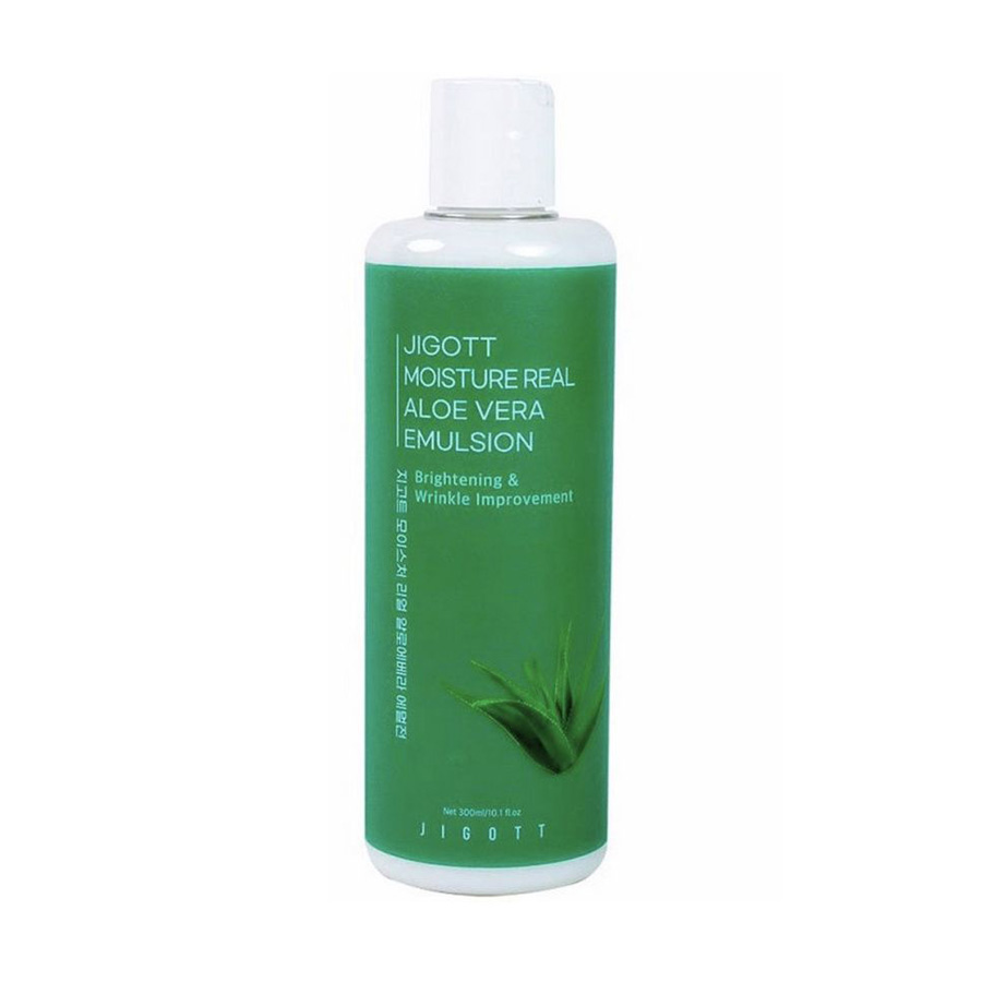 Емульсія для обличчя Jigott Moisture Real Aloe Vera Emulsion, 300 мл