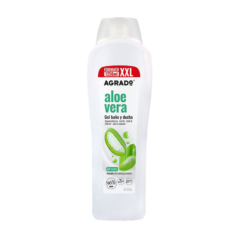 Уцінка! Гель для ванни та душу Agrado Bath &amp; Shower Gel Aloe Vera, 1.25 л